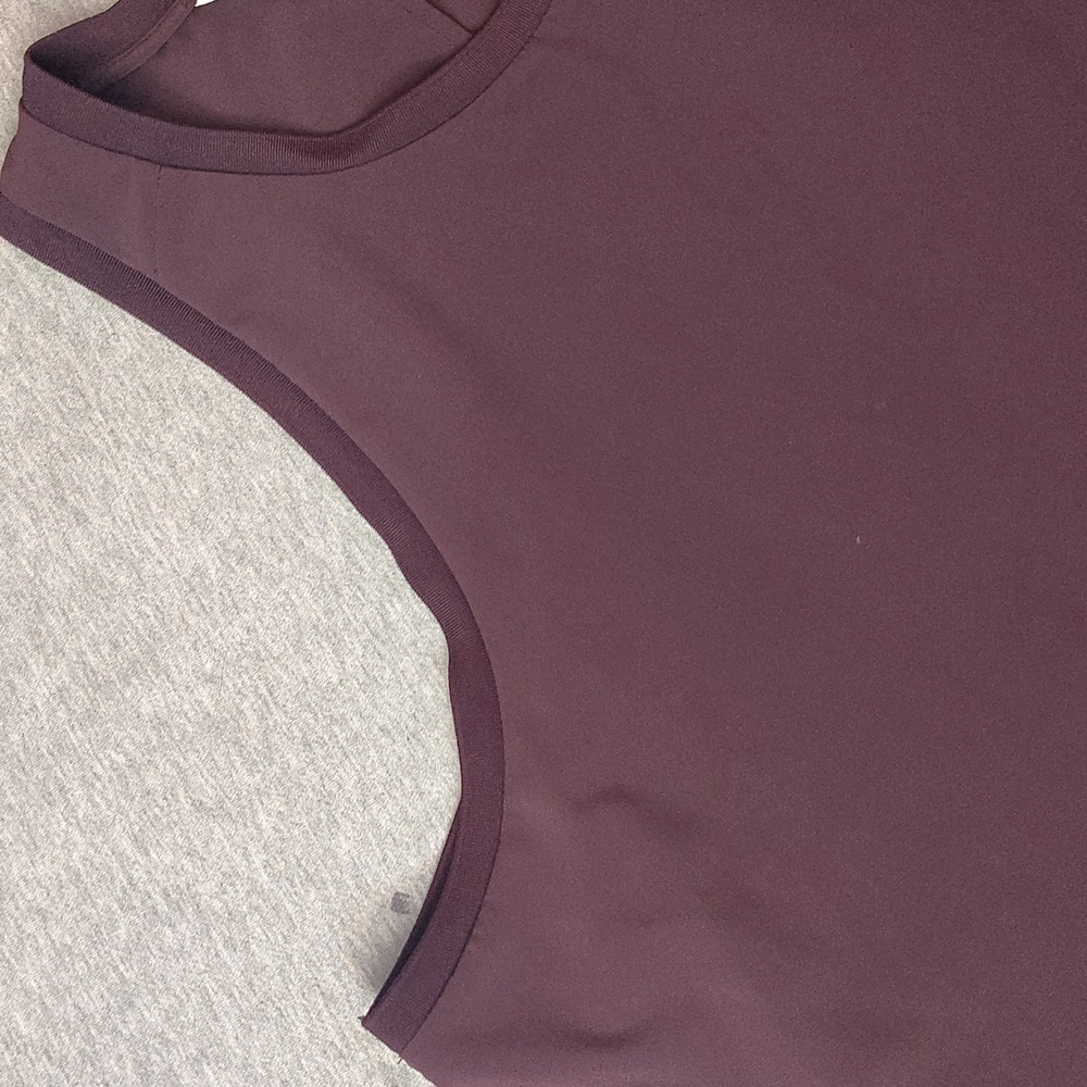 Women's Sleeveless Top - Purple  BR STANDARD WOMENS CASUAL COMFORT TANK TOP - Picture 8 of 15